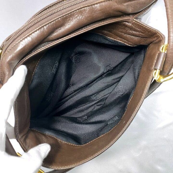 楽天市場】ロエベ ショルダーバッグ ブラウン アナグラム 美品 
