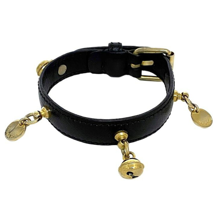楽天市場】プラダ ブレスレット ブラック 美品 レア レザー GP 中古 