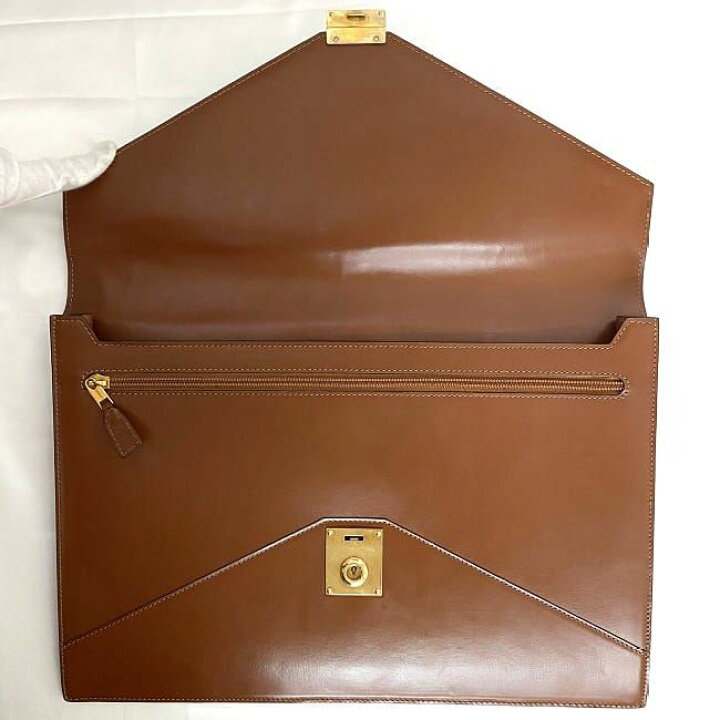 楽天市場】ロエベ クラッチバッグ ブラウン アナグラム 美品 