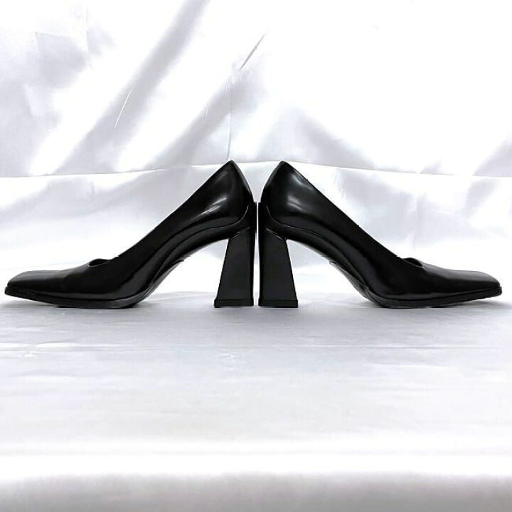 楽天市場】プラダ パンプス ブラック ec-19970 美品 22.5cm レザー  