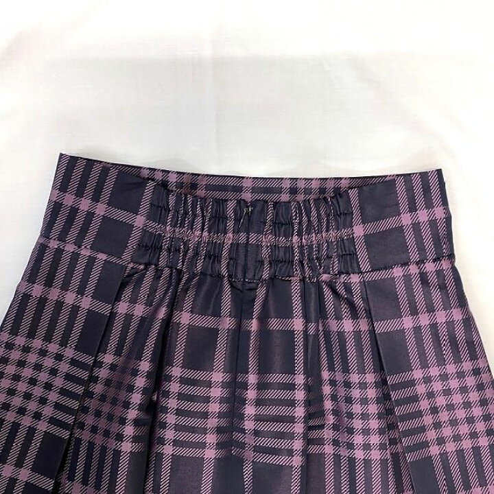 楽天市場】マーリエルカセット タックフレア チェックスカート  