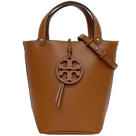 トリーバーチ 2way バケットバッグ ブラウン ミラー 55184 ec-20401 未使用 美品 レザー Sランク TORY BURCH ロゴ ハンドバッグ ショルダーバッグ ポーチ付き 無地 茶色 肩掛け 斜め掛け 人気 ワンポイント 高級感 上品 お洒落 革 ブランド 本物 鑑定済み