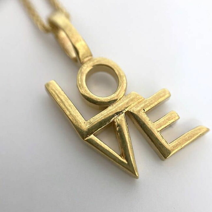 楽天市場】サンローラン LOVE ネックレス ゴールド 669087Y1500 美品 