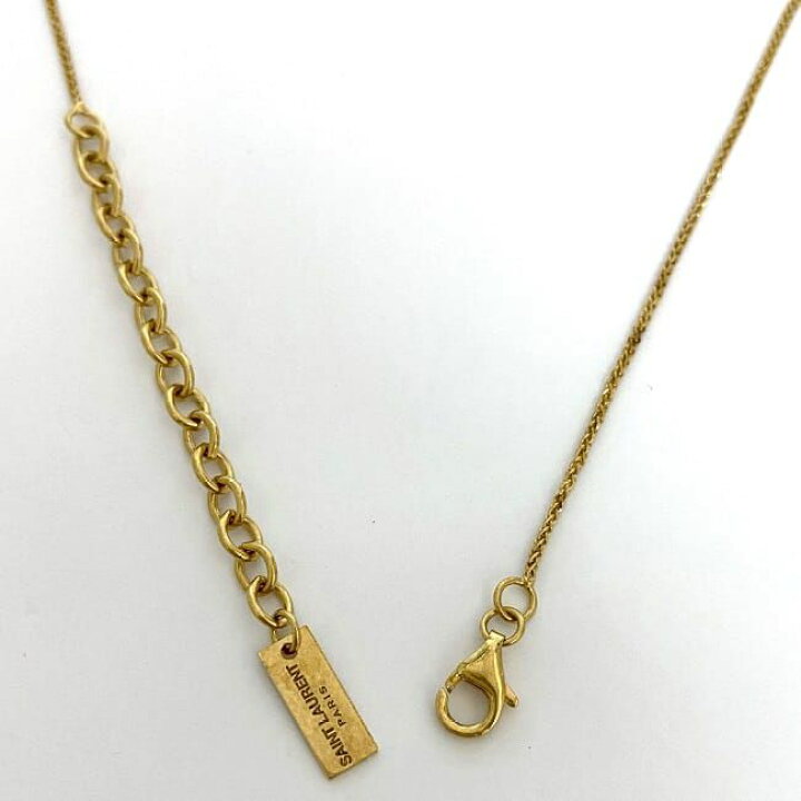 楽天市場】サンローラン LOVE ネックレス ゴールド 669087Y1500 美品 