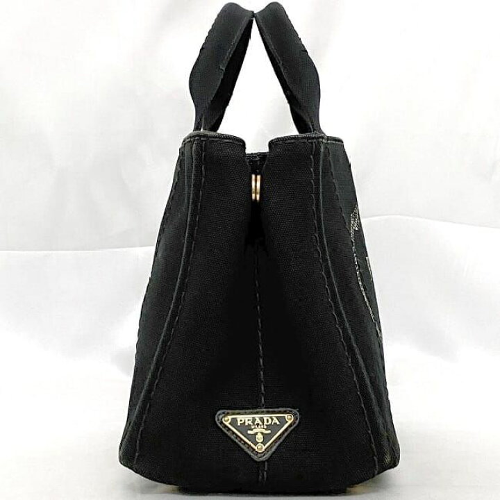 楽天市場】プラダ トートバッグ f-21154 ブラック カナパ 1BG439 美品 