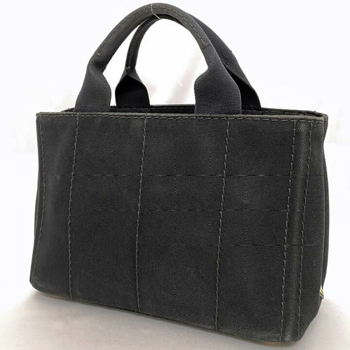 楽天市場】プラダ トートバッグ f-21154 ブラック カナパ 1BG439 美品 