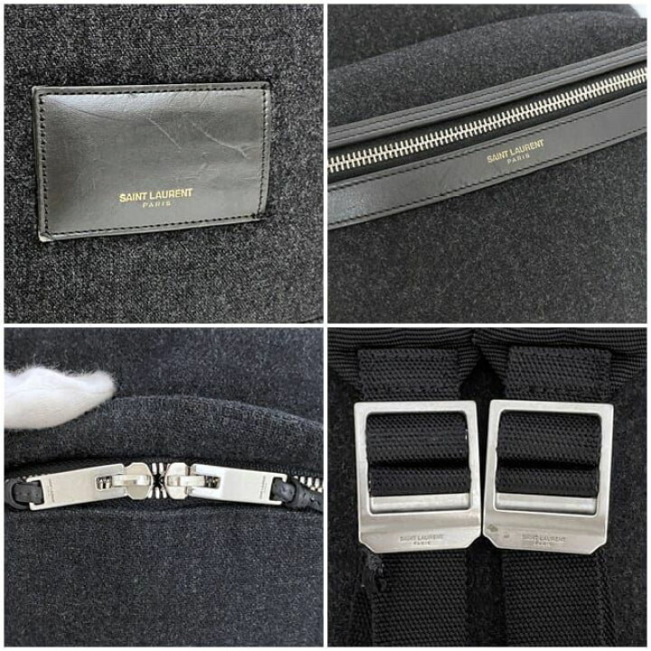 楽天市場】サンローラン バックパック f-21216 ブラック 326865 美品 