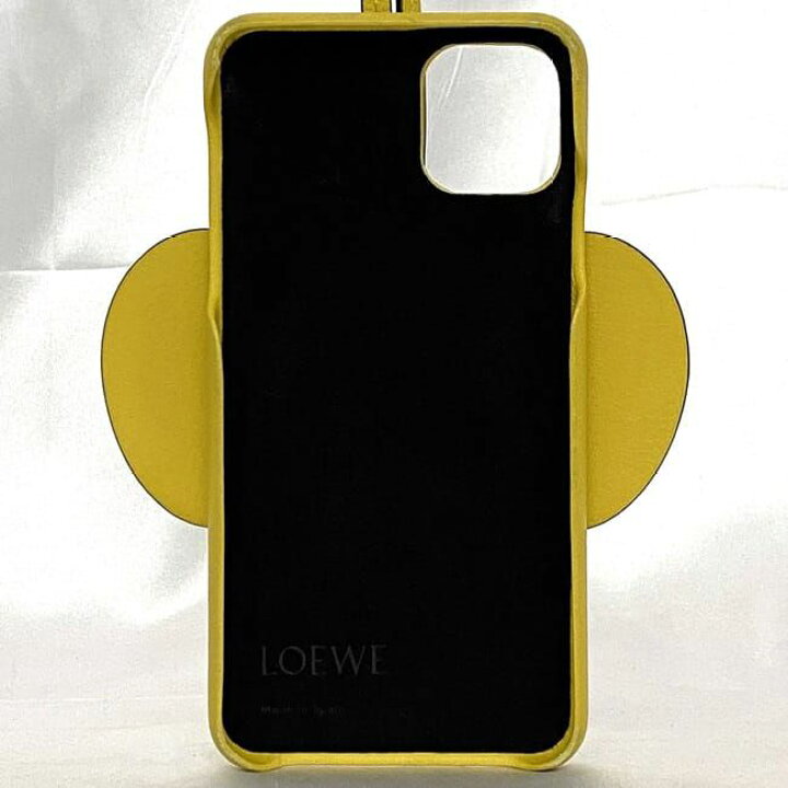 楽天市場】ロエベ iPhone 11 PRO MAX ケース f-21207 イエロー 