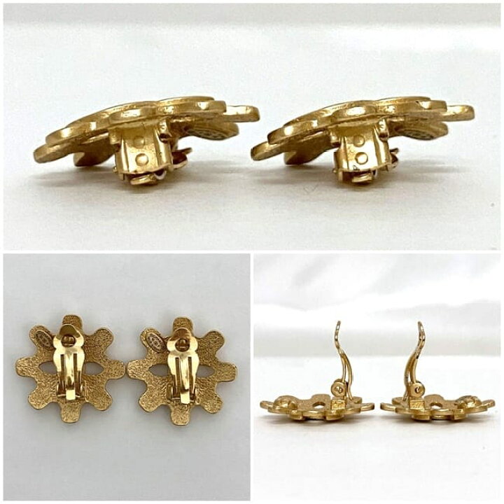楽天市場】シャネル イヤリング f-22316 ゴールド ココマーク 美品 GP 