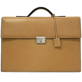 ロエベ ビジネスバッグ ec-22739 ベージュ キャメル ブラウン 美品 レザー 中古 060512 LOEWE ヴィンテージ 茶色 レア フラップ 鍵有 シンプル ロゴ 書類バッグ ビジネス a4 レディース メンズ ハンドル ワンポイント 男女兼用 ブランド 本物 鑑定済み