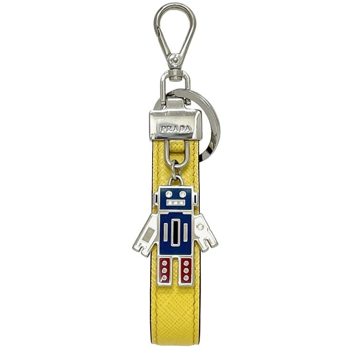 楽天市場】プラダ キーホルダー ec-23549 イエロー SOLE F0377 2PP040 PRADA ロボット キーホルダー イエロー