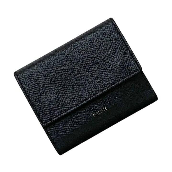 楽天市場】セリーヌ 三つ折り 財布 ec-23755 ブラック 10B573BEL 美品 