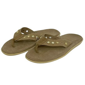 アイランドスリッパ サンダル ec-24096 ベージュ PRO5 未使用 美品 スエード スタッズ Sランク ISLAND SLIPPER ビーチサンダル 星スタッズ レディース 女性 お洒落 シンプル 人気 プレゼント ギフト 贈り物 カジュアル 星 高級感 上品 ブランド 本物 鑑定済み