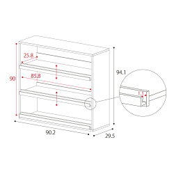 楽天市場 絵本棚 絵本を飾りながら収納出来る絵本棚 Cr 9090ds Br ディスプレイラック 本棚 書棚 日本製 ふりすた家具ファクトリー