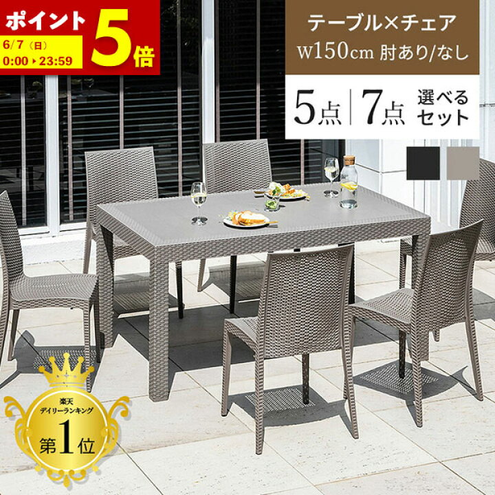 楽天市場】【ポイント5倍☆4/12 12:00〜23:59】 ガーデンテーブル 