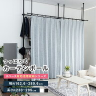 つっぱり カーテン ポール 間仕切り カーテンレール 突っ張り 賃貸 おしゃれ カーテンリング 目隠し カー…