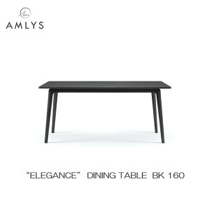 ����!?�y6/11�܂�SS�|�C���g����&�����N�[�|���z AMLYS �A�����X ELEGANCE �G���K���X �_�C�j���O�e�[�u�� ���Y��160cm BK �u���b�N �z���C�g�A�b�V�� �k�� �f���}�[�N �f�U�C���J���ݒu