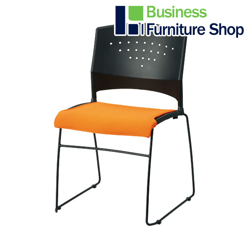 会議イス GK-C10R オレンジ(オフィス 事務所) | Business Furniture Shop