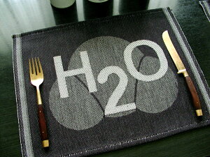 エーケルンド 【H2O】30cm×25cm 綿50% バンブービスコース(竹レーヨン)50% クリスマス スウェーデン 壁掛けお手拭 手拭き キッチンクロス テーブルランナー テーブルクロス タオル 水の化