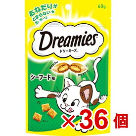 【ケース販売】DRE1　ドリーミーズ　シーフード味60g×36個