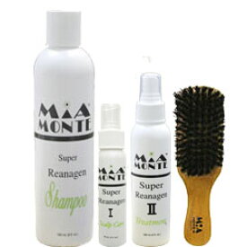 フルボ酸シャンプーで毛髪改善 ミアモンテ スーパーレアナゲン お得なフルセット 育毛 頭皮環境改善