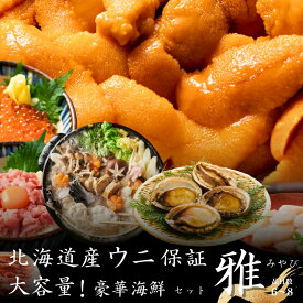 【ポイント倍率中！】【超お得！うに確定】北海道海鮮福袋 雅【海鮮丼 ふるくりプレゼンツ 福袋 海鮮セット うに あわび ホタテ いくら ギフト プレゼント 父の日 母の日 詰め合わせ 同梱不可 産地直送 北海道 北海道産 余市　ふるくり 】