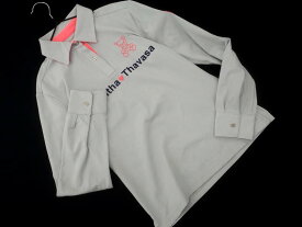 Samantha Thavasa サマンサタバサ UNDER25 ワッペン プリント カットソー sizeM/グレー ◇■ ☆ fib9 レディース【USED】【中古】【古着】【ブランド古着買取・販売ABJ】