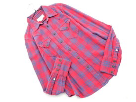 Ralph Lauren ラルフローレン DENIM&amp;SUPPLY チェック ブラウス シャツ sizeM/赤x青 ◇■ ☆ eca1 レディース【USED】【中古】【古着】【ブランド古着買取・販売ABJ】