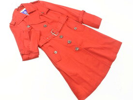 BURBERRY BLUE LABEL バーバリーブルーレーベル トレンチ コート size38/赤 ◇■ ☆ gaa5 レディース【USED】【中古】【古着】【ブランド古着買取・販売ABJ】