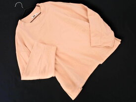 Uniqlo U ユニクロ ユー ルメール クルーネック オーバーサイズ スウェット sizeS/オレンジ ■◇ ☆ eda4 レディース【USED】【中古】【古着】【ブランド古着買取・販売ABJ】