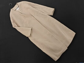 Spick &amp; Span スピック＆スパン ウール混 ノーカラー コート size36/ベージュ ◇■ ☆ gaa8 レディース【USED】【中古】【古着】【ブランド古着買取・販売ABJ】