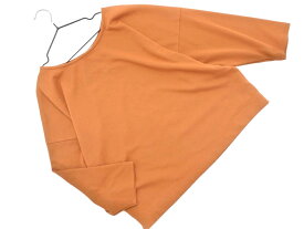 niko and ニコ アンド ボートネック ドルマン カットソー sizeL/キャメル ■◇ ☆ fgb8 レディース【USED】【中古】【古着】【ブランド古着買取・販売ABJ】