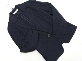 NATURAL BEAUTY BASIC ナチュラルビューティーベーシック テーラード ジャケット sizeM/紺 ■◇ ☆ gca9 レディース【USED】【中古】【古着】【ブランド古着買取・販売ABJ】