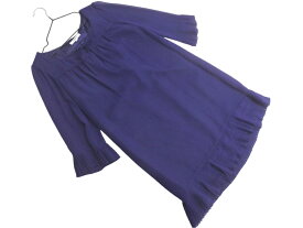 NATURAL BEAUTY BASIC ナチュラルビューティーベーシック ワンピース sizeS/ネイビー ■◇ ☆ gca9 レディース【USED】【中古】【古着】【ブランド古着買取・販売ABJ】