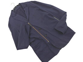 Casely Hayford ケイスリー ヘイフォード トゥモローランド ジップアップ テーラード ジャケット size36/紺 ◇■ ☆ fjb5 メンズ【USED】【中古】【古着】【ブランド古着買取・販売ABJ】