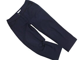 NATURAL BEAUTY BASIC ナチュラルビューティーベーシック クロップド パンツ sizeS/紺 ■◇ ☆ gca9 レディース【USED】【中古】【古着】【ブランド古着買取・販売ABJ】