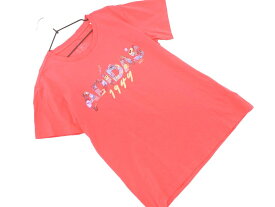 ネコポスOK adidas アディダス プリント Tシャツ sizeXS/ピンク ■◆ ☆ dga6 レディース【USED】【中古】【古着】【ブランド古着買取・販売ABJ】