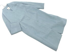 earth music&amp;ecology アースミュージック＆エコロジー ノーカラー コート sizeM/ミント ◇■ ☆ gab3 レディース【USED】【中古】【古着】【ブランド古着買取・販売ABJ】