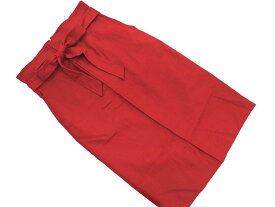 Spick &amp; Span スピック＆スパン ウール混 ウエストリボン タイト スカート size36/赤 ◇■ ☆ fla4 レディース【USED】【中古】【古着】【ブランド古着買取・販売ABJ】