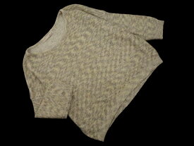 Spick &amp; Span スピック＆スパン 総柄 ニット セーター アイボリーxグレーxゴールド ◇■ ☆ fjc8 レディース【USED】【中古】【古着】【ブランド古着買取・販売ABJ】