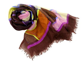Dries Van Noten ドリスヴァンノッテン シルク混 ストール カラフル ◇■◎ ☆ fjb5 レディース【USED】【中古】【古着】【ブランド古着買取・販売ABJ】