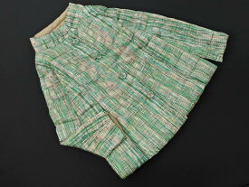 DoCLASSE ドゥクラッセ チェック リバーシブル ダウン ジャケット sizeM/緑xベージュ ◆■ ☆ fkb3 レディース【USED】【中古】【古着】【ブランド古着買取・販売ABJ】