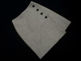 Spick &amp; Span スピック＆スパン ウール混 巻き ラップ スカート sizeMS/グレー ◇■ ☆ fjb7 レディース【USED】【中古】【古着】【ブランド古着買取・販売ABJ】