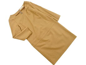 Spick &amp; Span スピック＆スパン ウール100% Iライン ワンピース size36/ベージュ ◇■ ☆ gab5 レディース【USED】【中古】【古着】【ブランド古着買取・販売ABJ】