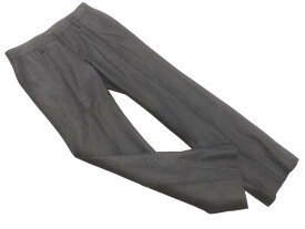 yoshie inaba ヨシエイナバ ウール100% スラックス スカートsize9/黒xグレー ◇■ ☆ fkb3 レディース【USED】【中古】【古着】【ブランド古着買取・販売ABJ】