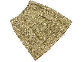 新品 Spick &amp; Span スピック＆スパン ウール混 ツイード スカート size34/黄緑 ◇■ ☆ fjb7 レディース【USED】【中古】【古着】【ブランド古着買取・販売ABJ】
