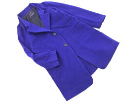 Spick &amp; Span スピック＆スパン ウール混 コート size36/青 ◇■ ☆ flb8 レディース【USED】【中古】【古着】【ブランド古着買取・販売ABJ】