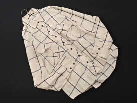 ZARA WOMAN ザラ ウーマン チェック ブラウス シャツ sizeXS/ライトベージュ ■◇ ☆ gdb4 レディース【USED】【中古】【古着】【ブランド古着買取・販売ABJ】