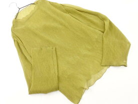 N. エヌ ナチュラルビューティーベーシック レイヤード カットソー sizeM/緑 ■◇ ☆ gea7 レディース【USED】【中古】【古着】【ブランド古着買取・販売ABJ】