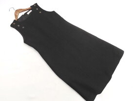 Spick &amp; Span スピック＆スパン ウール混 ノースリーブ ワンピース 黒 ◇■ ☆ gac2 レディース【USED】【中古】【古着】【ブランド古着買取・販売ABJ】
